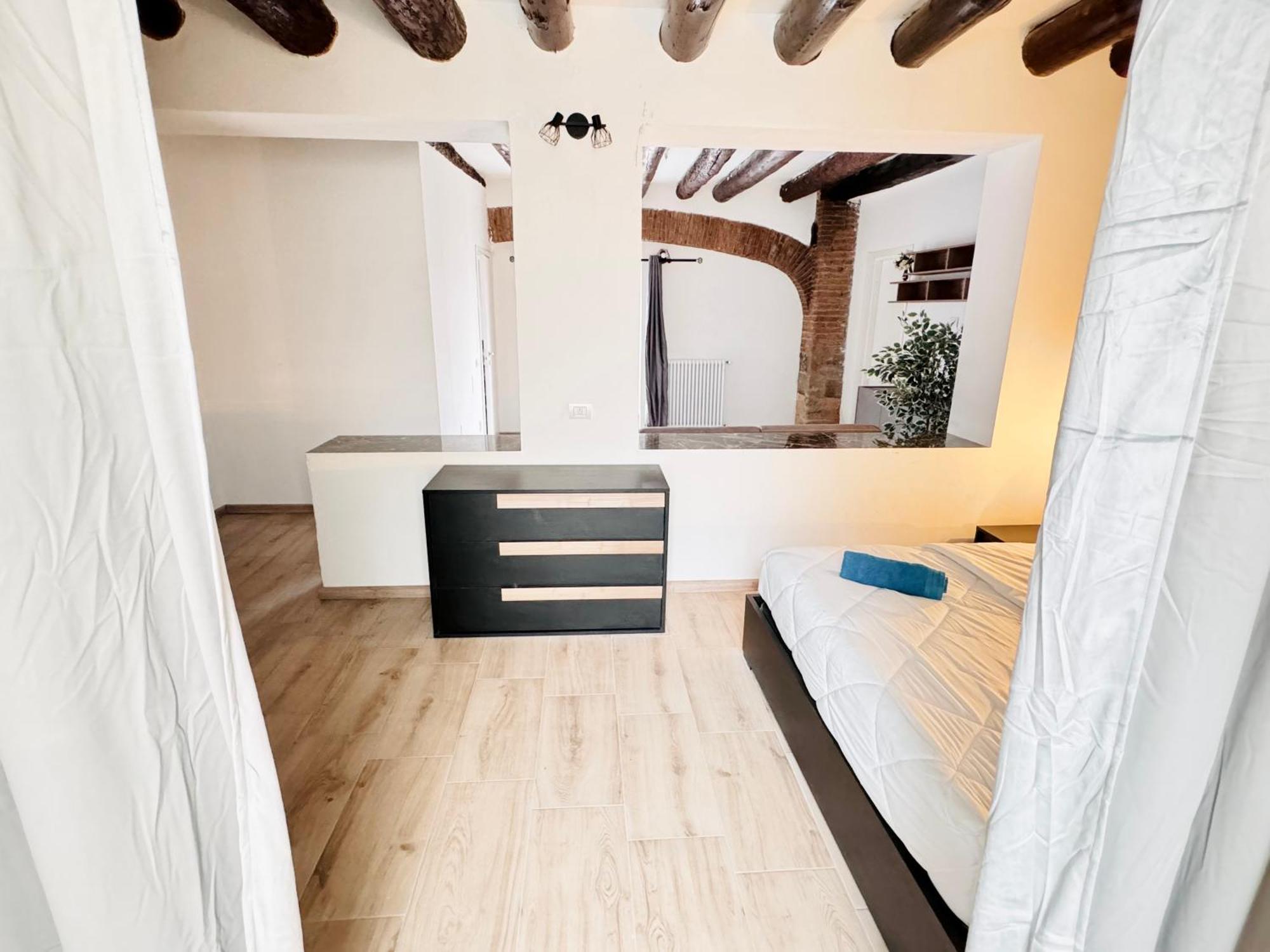 Casa Storica Del 1600 In Bergamo Centro Apartment Luaran gambar